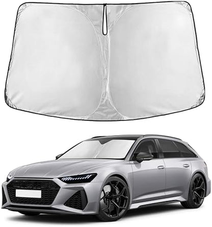 EcoNour Windshield Sunshade Compatible for Audi RS 6 2003-2023 2024 2025 by EcoNour