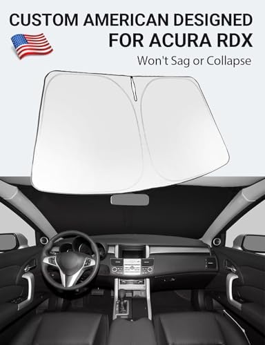 Proadsy Custom Fit 2007-2012 Acura RDX Windshield Sun Shade, Blocks Heat - Image 2