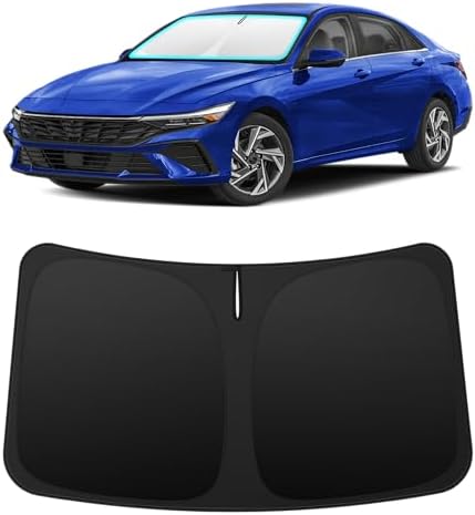 INSAUTO Custom Fit Windshield Sun Shade for Hyundai Elantra 2021-2026 by INSAUTO