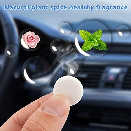 10 Pcs Car Air Fresheners Refills Solid Fragrance Replacement Pads Car Air Vent Clip Freshener Long Lasting Air Freshener for Car (Ocean Flavor) - Image 2