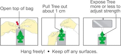 Little Trees Hanging Car and Home Air Freshener, Coconut Scent, 10 Pack - Image 5