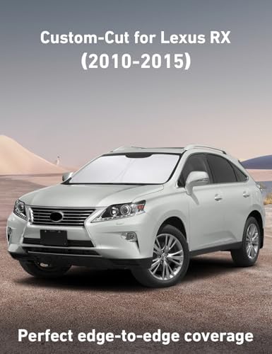 EcoNour Windshield Sunshade Compatible for Lexus RX 2010-2023 2024 2015 - Image 2