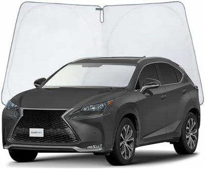 CLIM ART Windshield Sun Shade for Lexus NX 2015-2021, Custom-Fit Foldable Car Sunshade, Vehicle Sun Protector, Front Auto Windshield Cover, Car Accessories - WS4015 by CLIMART