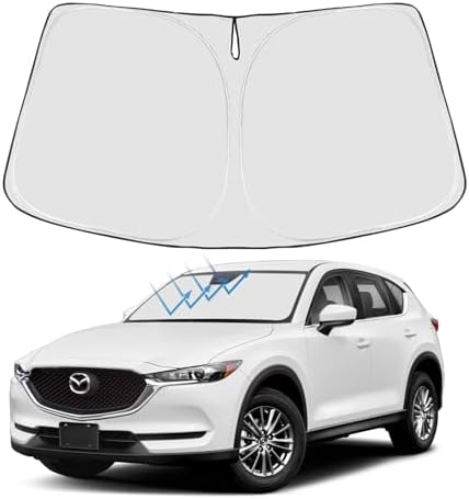 Proadsy Custom Fit 2017-2025 Mazda CX-5 Windshield Sun Shade, Blocks Heat by Proadsy