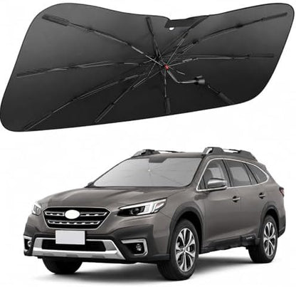 Zanch 2026 Upgraded Windshield Sun Shade Umbrella: Custom Fit for Subaru Outback 2000-2025 Front Window Sunshade, Block UV Rays & Keep Car Cool, 1:1 Scan for Outback, No Gaps & No Scratches. by Zanch