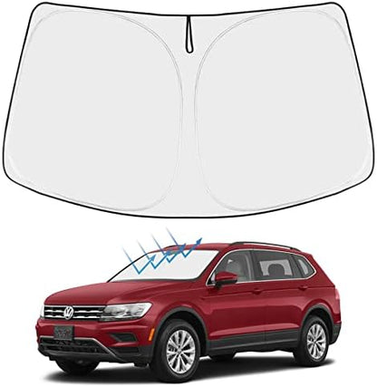 Proadsy Custom Fit Car Windshield Sun Shade for 2009-2017 Volkswagen Tiguan by Proadsy