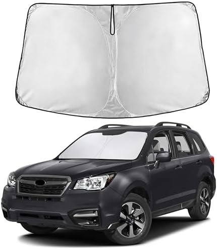 EcoNour Windshield Sunshade Compatible for Subaru Forester 2014-2017 2018 by EcoNour