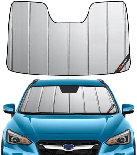 Pigenius Windshield Sun Shade for Subaru Crosstrek 2018-2023, Impreza 2017-2023. with Eyesight Driver Assist - Safeguard by Pigenius