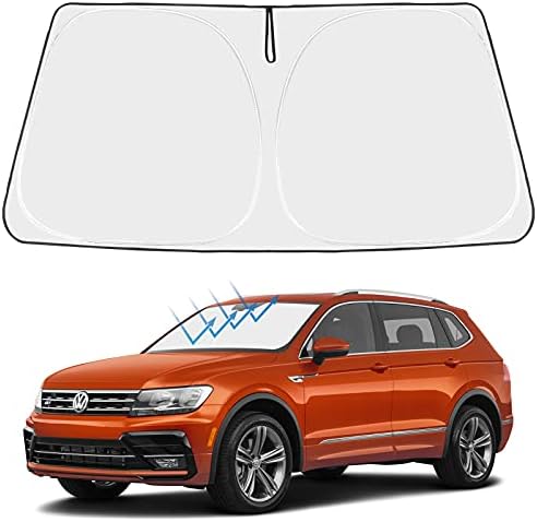 Proadsy Custom Fit Car Windshield Sun Shade for 2018-2024 Volkswagen Tiguan by Proadsy