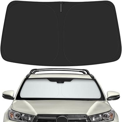 Car Windshield Sun Shade for Toyota 2014-2019 Highlander Accessories (OEM Design) Reflective Foldable Heat Insulation Sunshade for Ultimate Protection by Unknown