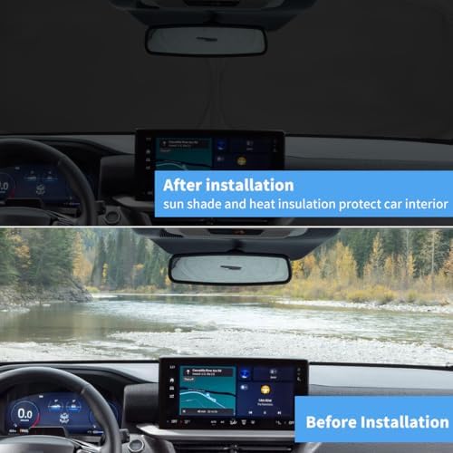 Windshield Sun Shade Car Sunshade Accessories for Ford Explorer 2020-2026 - Image 4