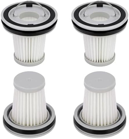 4 Pack HEPA Filter Replacement Compatible with Fanttik Slim V8 Apex / V9 Mix / V10 Mix/Slim V10 Apex Cordless Car Vacuum Cleaner, Washable and Reusable HEPA Filters by Leacheery