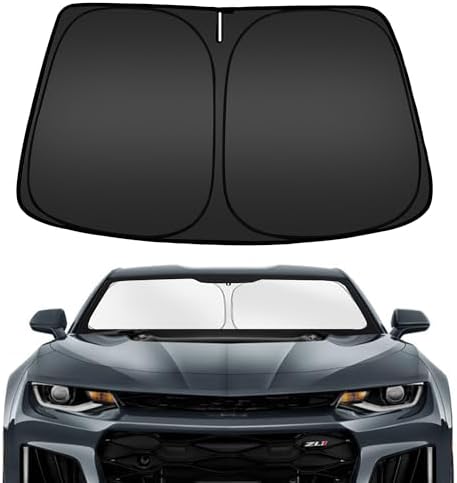 ARISMOTOR Windshield Sun Shade for Ch-evrolet Chevy Camaro 2016-2024 by ARISMOTOR