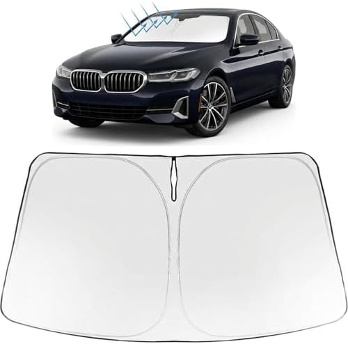 Proadsy Custom Fit 2024-2026 BMW 5-Series Windshield Sun Shade, Blocks Heat by Proadsy