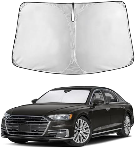 EcoNour Windshield Sunshade Compatible for Audi A8 Model 2019-2025 2026 by EcoNour