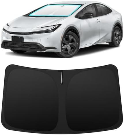 INSAUTO Custom Fit Windshield Sun Shade for Toyota Prius 2023-2026 by INSAUTO