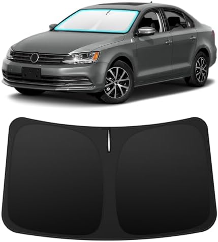 INSAUTO Custom Fit Windshield Sun Shade for Volkswagen/VW Jetta 2011-2018 by INSAUTO