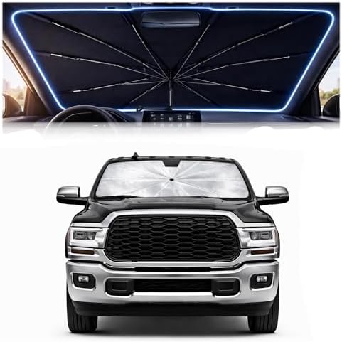 Car Windshield Sun Shade Umbrella Dodge Ram 2500/3500 2010-2026 by Unknown
