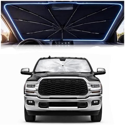 Car Windshield Sun Shade Umbrella Dodge Ram 2500/3500 2010-2026 by Unknown