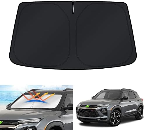 KUST Windshield Sun Shade for Chevrolet Chevy Trailblazer 2021-2025 2026 Accessories Sunshade Window Visor Protector Blocks UV Rays Keep Car Cooler by KUST