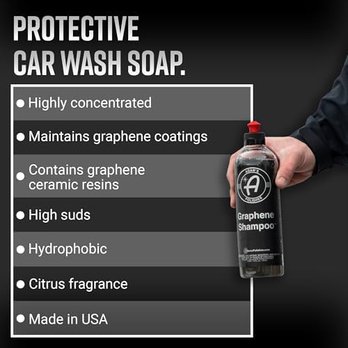 Adam's Polishes Graphene Shampoo Gallon, Graphene Ceramic Coating Infused Car Wash Soap, Powerful Cleaner & Protection In One Step, pH Neutral, High Suds For Foam Cannon, Foam Gun or Detailing Bucket - Image 2