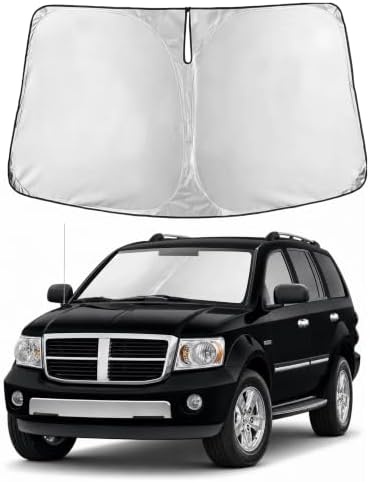 EcoNour Windshield Sunshade Compatible for Dodge Durango 2004-2010 by EcoNour