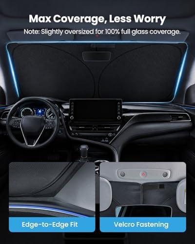 REEVAA Car Windshield Sun Shade for Toyota Camry 2026 - Image 5