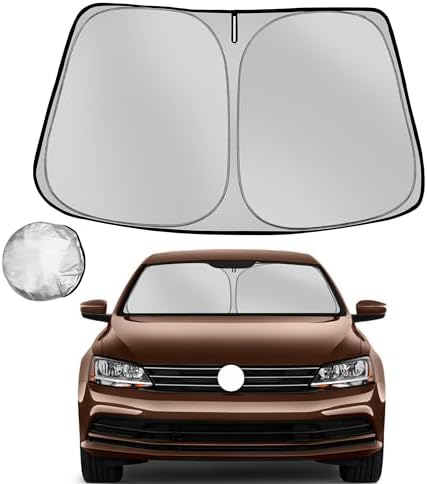 Windshield Sun Shade for 2011-2018 Volkswagen VW Jetta by Fonowka