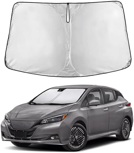 EcoNour Windshield Sunshade Compatible for Nissan Leaf 2018-2023 2024 2025 by EcoNour