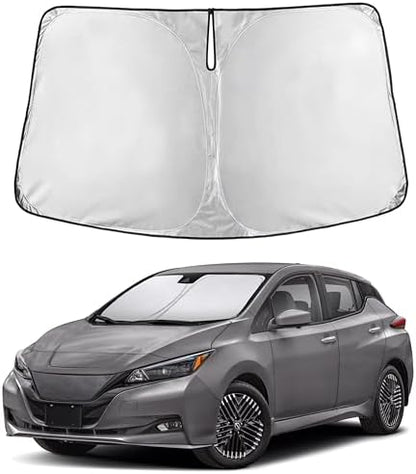 EcoNour Windshield Sunshade Compatible for Nissan Leaf 2018-2023 2024 2025 by EcoNour