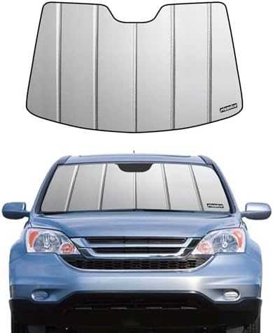 Pigenius Windshield Sunshade for Honda CR-V 2007-2011, Premium Grey Leather Finish by Pigenius