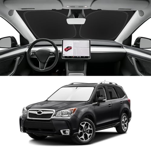 Custom Fit Windshield Sun Shade for Subaru Forester 2014-2018 by SLOGENTO
