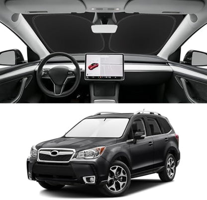 Custom Fit Windshield Sun Shade for Subaru Forester 2014-2018 by SLOGENTO