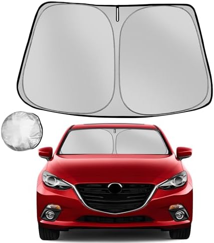 Windshield Sun Shade for 2014-2018 Mazda 3 by Fonowka
