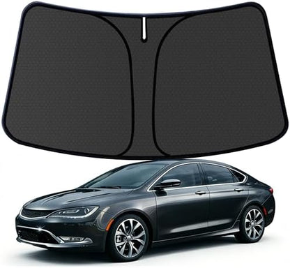 200 Windshield Sun Shade for Chrysler 200 2011-2018 Blocks UV Rays Accessories,1:1 Custom Foldable Thickened Wear-Resistant Front Window Sunshade Visor,Keeps Your Car Cooler by Achaltiza