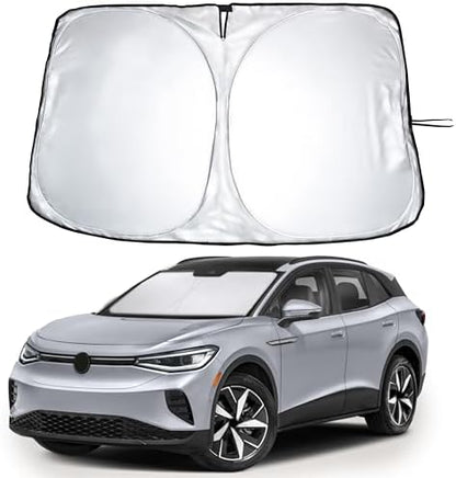 EcoNour Windshield Sun Shade Compatible for Volkswagen VW ID.4 2021–2026 by EcoNour