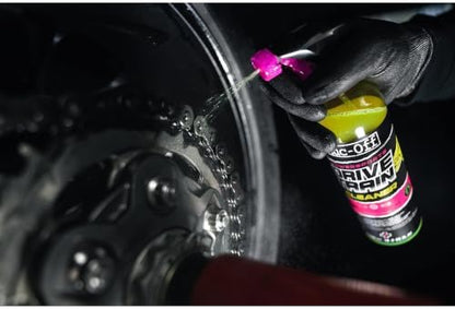 Muc-Off Powersports Drivetrain Cleaner, 16.9 fl oz - Chain Cleaner and Degreaser Spray for Motorcycle Cleaning - Advanced Motorcycle Cleaner, 500ml - Image 4
