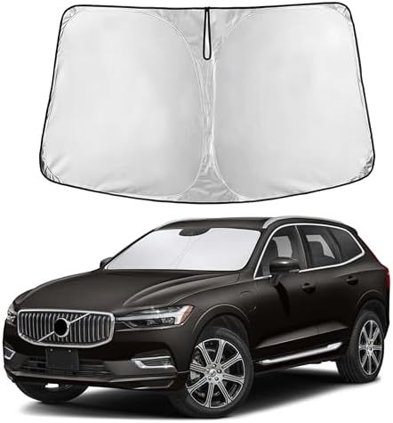 EcoNour Windshield Sunshade Compatible for Volvo XC60 2018-2024 2025 2026 by EcoNour