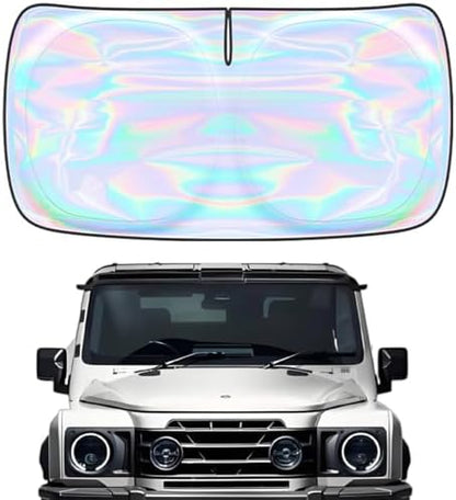 Windshield Sun Shade for INEOS Grenadier 2020-2026 - 4 Layers Sunshade Compatible with INEOS Grenadier Foldable Front Window Sunshade Sun Visor Protector Block UV Rays Keep Cars Cooler Car Accessories by Unknown