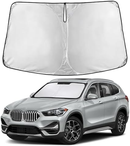 EcoNour Windshield Sunshade Compatible for BMW X1 2016-2020 2021 2022 by EcoNour