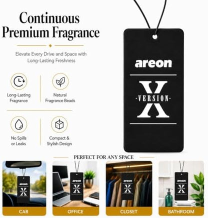 AREON X Version Summer Dream Fresh Paper Hanging Car Air Freshener 12 Pack - Image 5