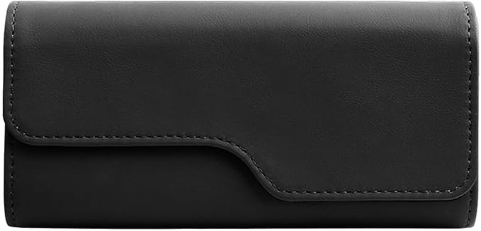 Sunglass Holder for Car Visor, Eyeglass Storage Case (Black) | Vehicle Eyeglass Hanger Protective Storage Case, Automotive Interior Sun Visor Glasses Organizer Box, Universal Fit - Image 8
