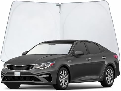 CLIM ART Windshield Sun Shade for Kia Optima 2016-2020, Custom-Fit Foldable Car Sunshade, Vehicle Sun Protector, Front Auto Windshield Cover, Car Accessories - WS3016 by CLIMART