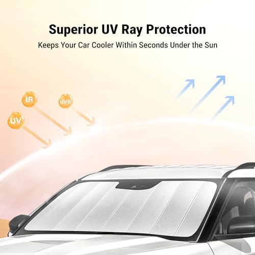 EcoNour Foldable Sun Shade Fit for Hyundai Palisade 2020-2024 2025 2026 - Image 6