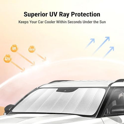 EcoNour Foldable Sun Shade Fit for Hyundai Palisade 2020-2024 2025 2026 - Image 6