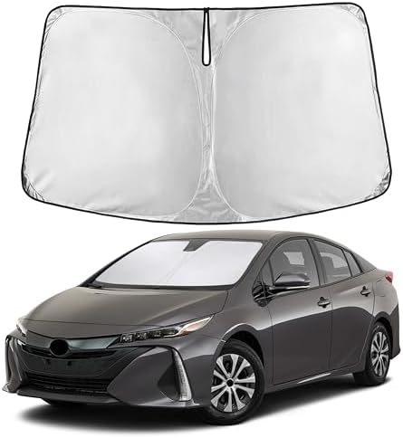 EcoNour Windshield Sunshade Compatible for Toyota Prius Hatchback 2016-2022 by EcoNour