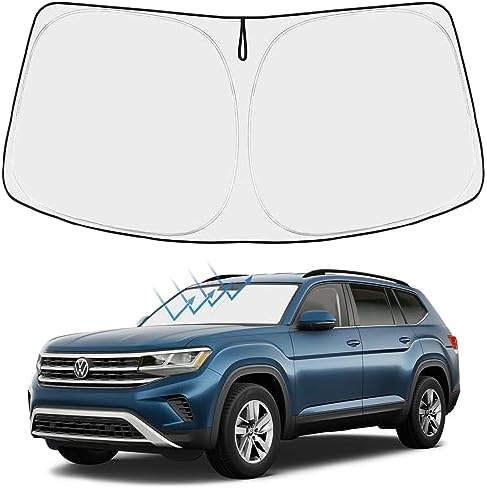 Proadsy Custom Fit Car Windshield Sun Shade for 2018-2025 Volkswagen Atlas by Proadsy