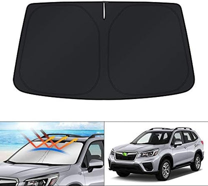KUST Windshield Sun Shade for 2019-2025 2026 Subaru Forester Accessories, Custom Fit SUV Car Front Sunshade Window Sun Visor Protector Foldable Blocks UV Rays Keep Your Car Cooler by KUST