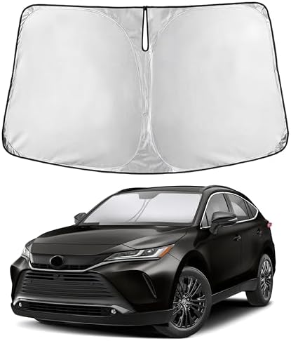 EcoNour Windshield Sunshade Compatible for Toyota Venza 2021 2022 2023 2024 by EcoNour