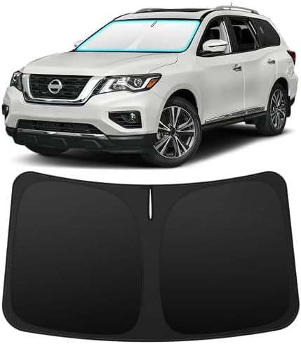 INSAUTO Custom Fit Windshield Sun Shade for Nissan Pathfinder 2013-2020 by INSAUTO